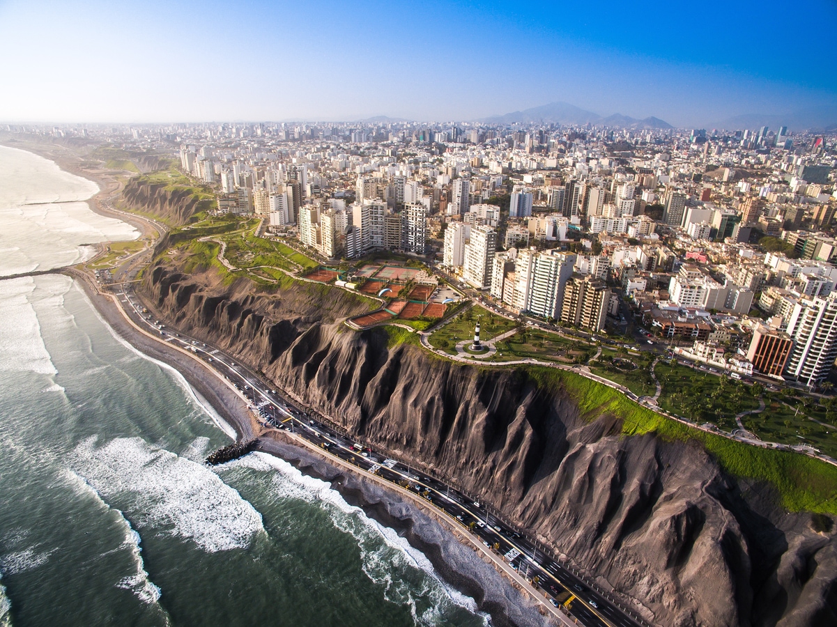LIMA, PERU: Panoramic view of Lima from Miraflores. AdobeStock_196043694_christian_vinces.jpeg