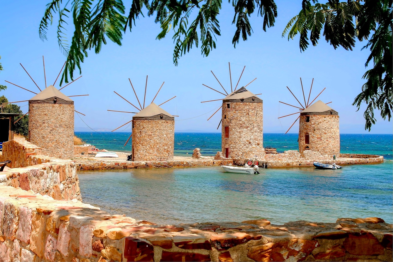 The four windmills on the isle of Chios, Greece. AdobeStock_207775889_raban48.jpeg
