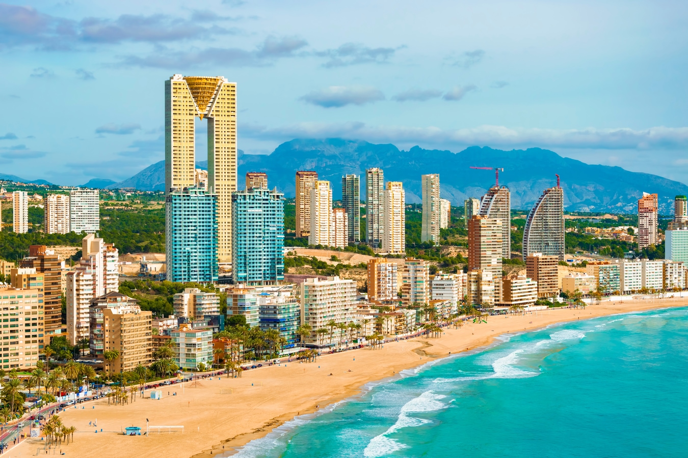 Benidorm, Costa Blanca, Spain. Poniente beach. Panoramic view of AdobeStock_540790331_Oleksandra.jpeg