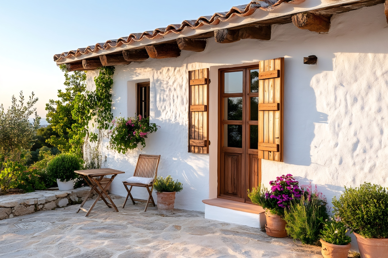 Charming mediterranean cottage with wooden shutters and blooming flowers AdobeStock_1708066219_Lubos_Chlubny.jpeg
